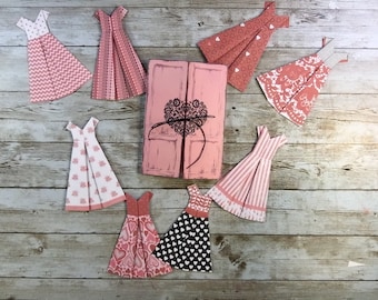 Sweetheart Wardrobe and Little Origami Dresses Digital Kit