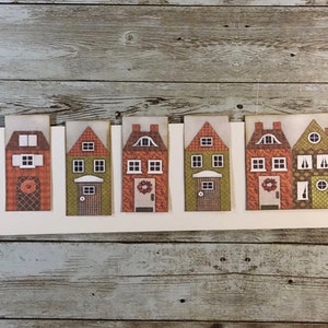 Home Sweet Homes Fall Little Houses Hidden Paper Clips Digital Kit