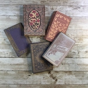 5 Little Junk Journal Books 1st Library Edition Digital Kit