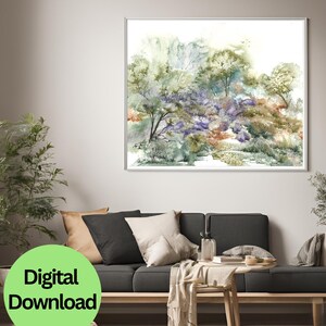 English Wall Art Pen & Wash Landscape for your home or office