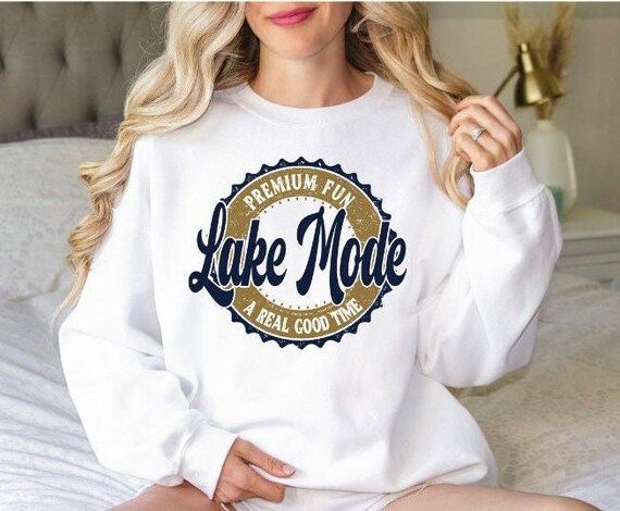 Lake Mode Sweatshirt Etsy