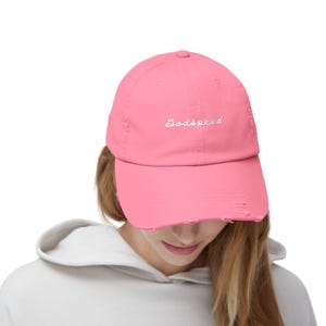 Distressed Cap, Vintage Racing Hat, Retro Baseball Cap, Cool Streetwear Beanie, Trendy Urban Dad Cap, Godspeed Hat by Meek and Mellow image 9