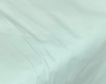 Aqua Green Batiste Fabric Poly Cotton 44/45  Inches Wide