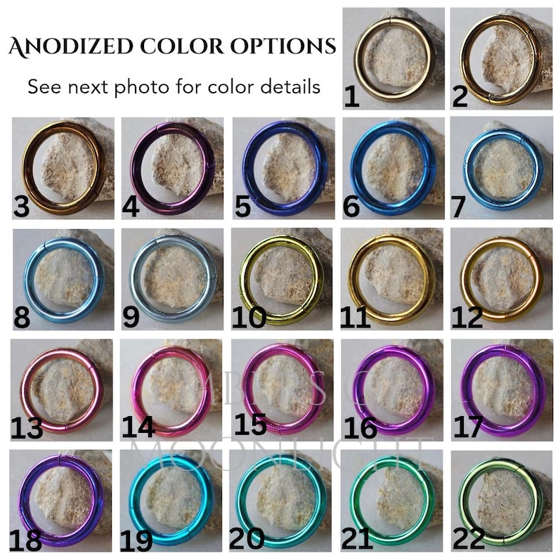 Titanium Anodized Flat End Industrial Scaffold Piercing Barbell, Cartilage Earring, 16g or 14g image 4