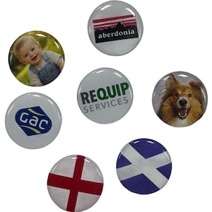 Personalised 25mm Resin Dome Golf Ball Marker Coin (Photo, Text, logo, Initials)