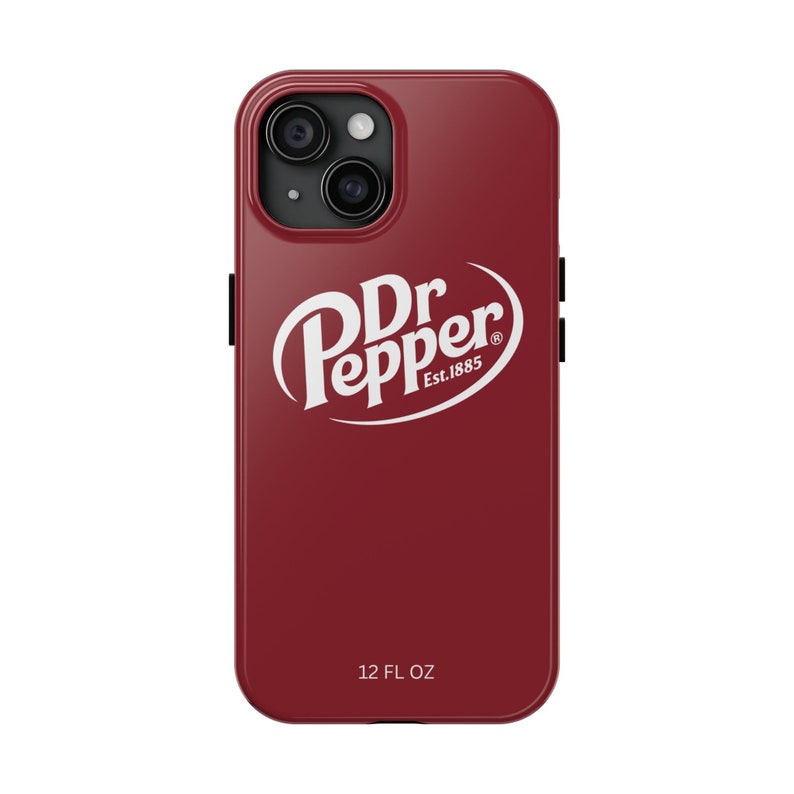 Dr Pepper Phone Case, Perfect Gift for Soda Lovers, Funny Gift, Durable