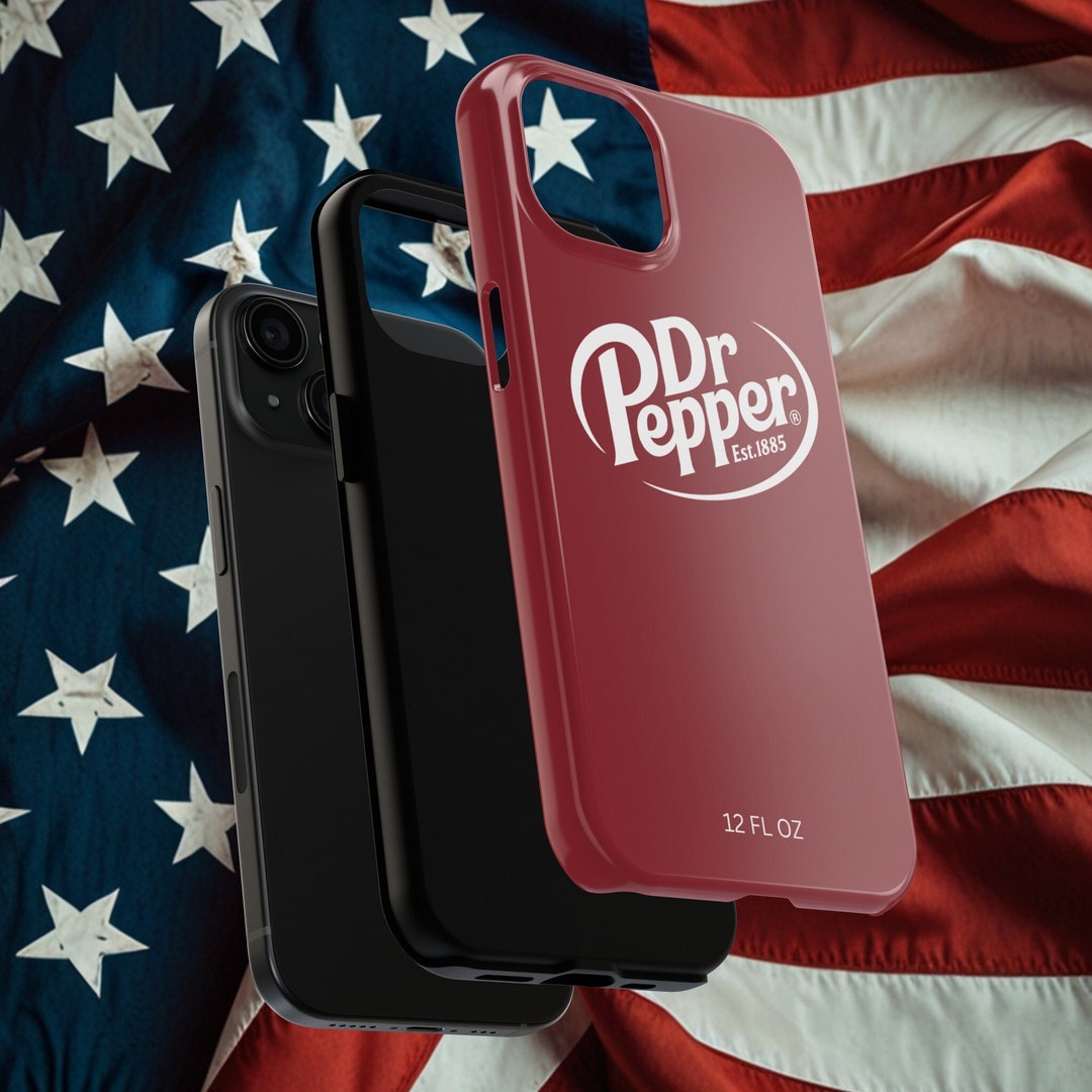 Dr Pepper Phone Case, Perfect Gift for Soda Lovers, Funny Gift, Durable