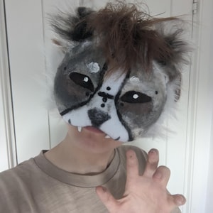 Premade Fox cat mask therian