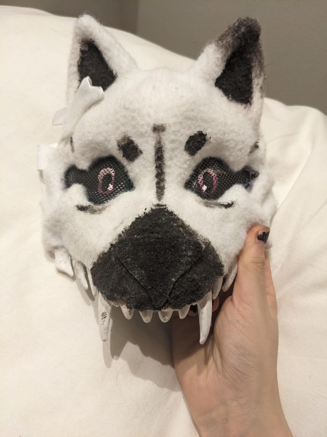 Premade Waterproof Wolf Mask - Etsy