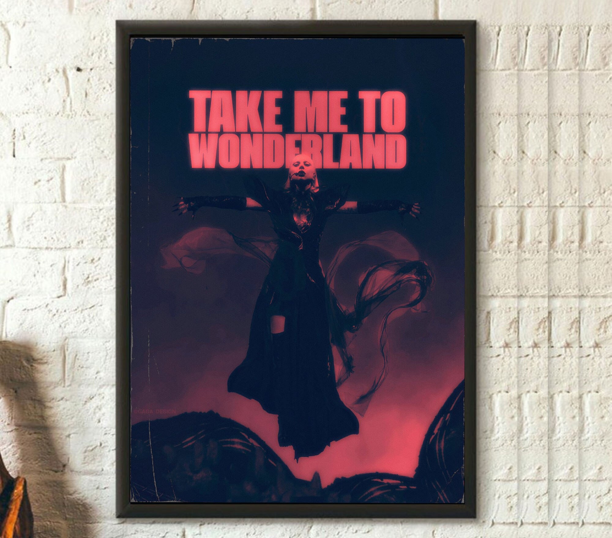 Discover Take Me To Wondebland Lady Gaga The Chromatica Ball Tour 2022 Poster