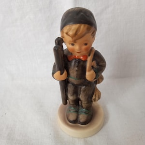 Vintage Collectible Glass Antique Chimney Sweep 1970s TMK-5 Hummel #12 made by Goebel Hummel