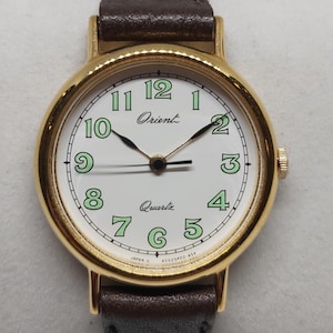 Orient Ladies Vintage Quartz Watch – Unique Dial – Ref. A0525P20-A54 – Rare Find! Excellent Condition