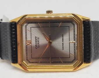 citizen tank パンテール ヴィンテージ 稼働品 美品 14K 80s 未使用 CITIZEN エクシード 純正尾錠 日本製 腕時計