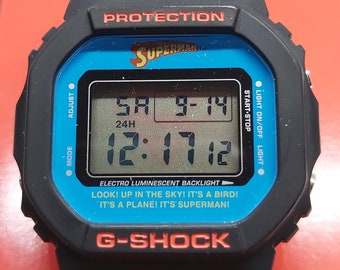 超レア！カシオG-SHOCK x DCコミックス スーパーマン 限定版（1000本