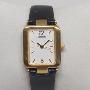 Citizen Ladies Quartz Watch | Ref 1032-K15541 | Gold-Tone | Rectangular Case | Elegant Design