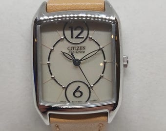 Citizen Eco-Drive Tank Watch: Ladies' Vintage NOS with Box