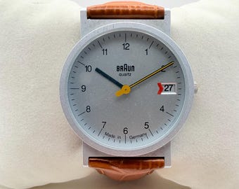 Vintage Braun Quartz Watch – Dieter Rams Bauhaus Design, Made Germany