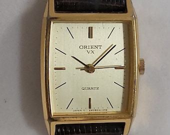 Buy Vintage Orient VX Tank 1980s Ladies Watch Beige Dial