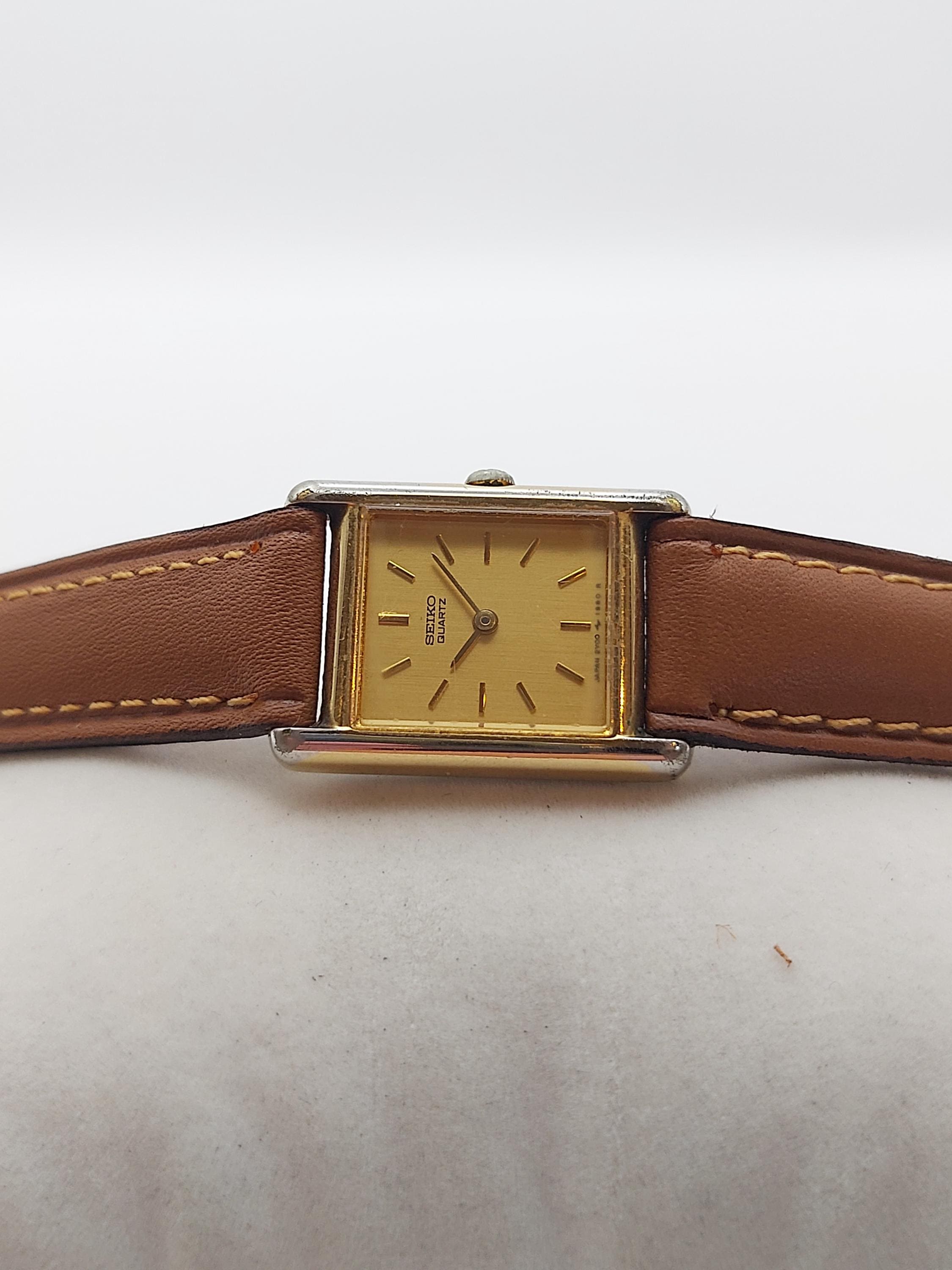 Seiko Ladies Dress Watch | Ref. 2Y00-5470 | Slim Tank Case  display picture 2