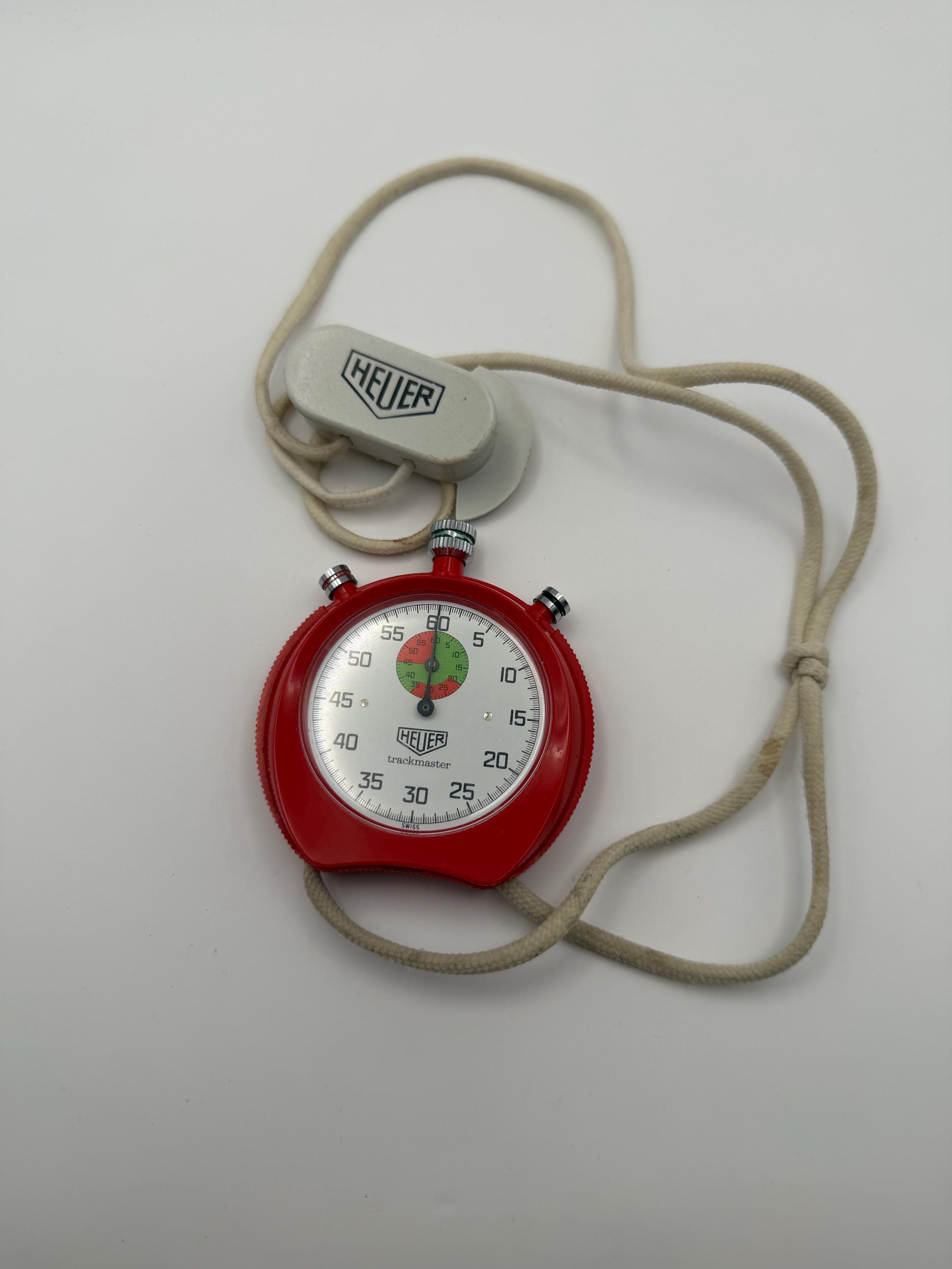 HEUER Trackmaster Vintage Stopwatch – Swiss Made Chronograph Timer