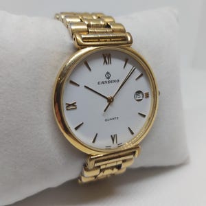 Candino Quartz Men’s Watch – Minimalist Gold-Tone | Ref. 1.294.0.0.05 | Classic Dress Watch | 1990s Vintage | Swiss | Elegant & Timeless