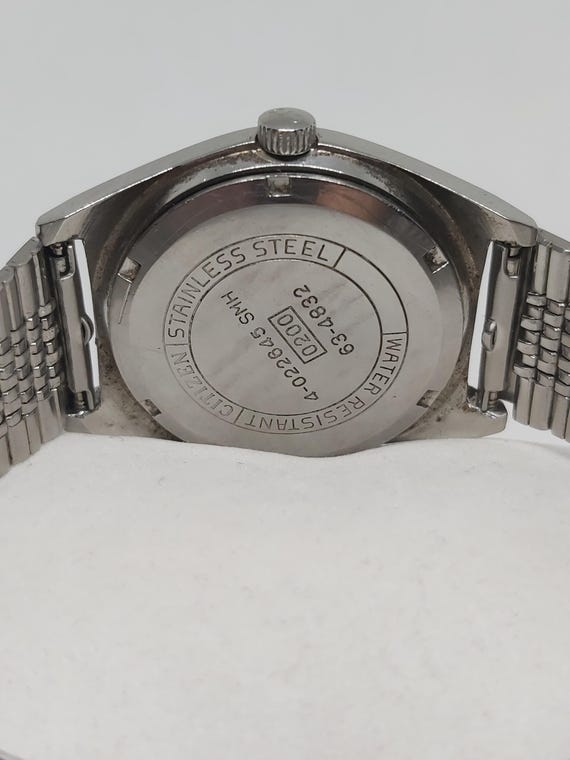 Rare Vintage Citizen 21 Jewels Manual Wind Watch – Striking Blue
