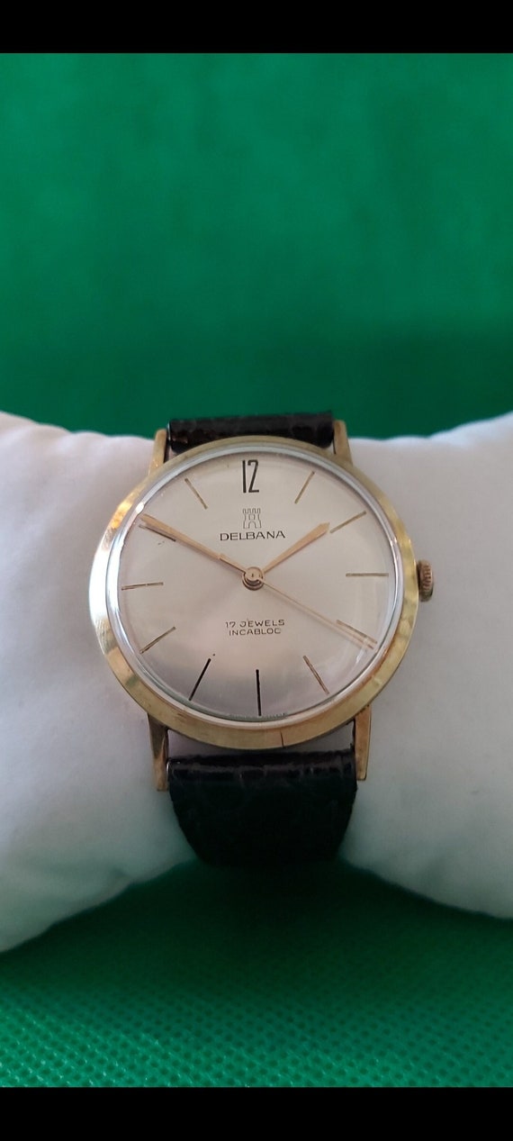 Vintage Delbana 17 Jewels Incabloc Watch Classic Swiss Elegance Etsy UK