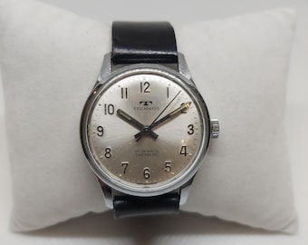 Vintage Technos Wind-up Watch - 17 Jewels, Swiss Made, Incabloc