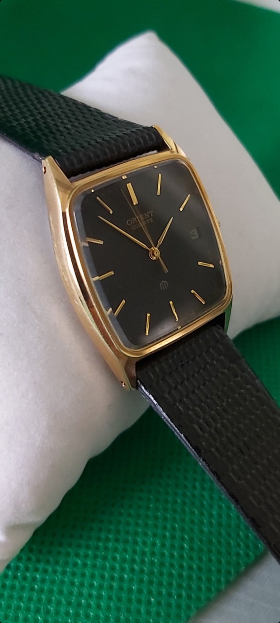 Vintage Orient Tank From 1980s - Never Worn - Black Dial - Etsy