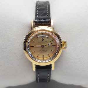 NOS Candino Ladies Watch | Swiss Made | Manual Wind | Ref 60530111 | Faceted Crystal | Original Strap & Tag