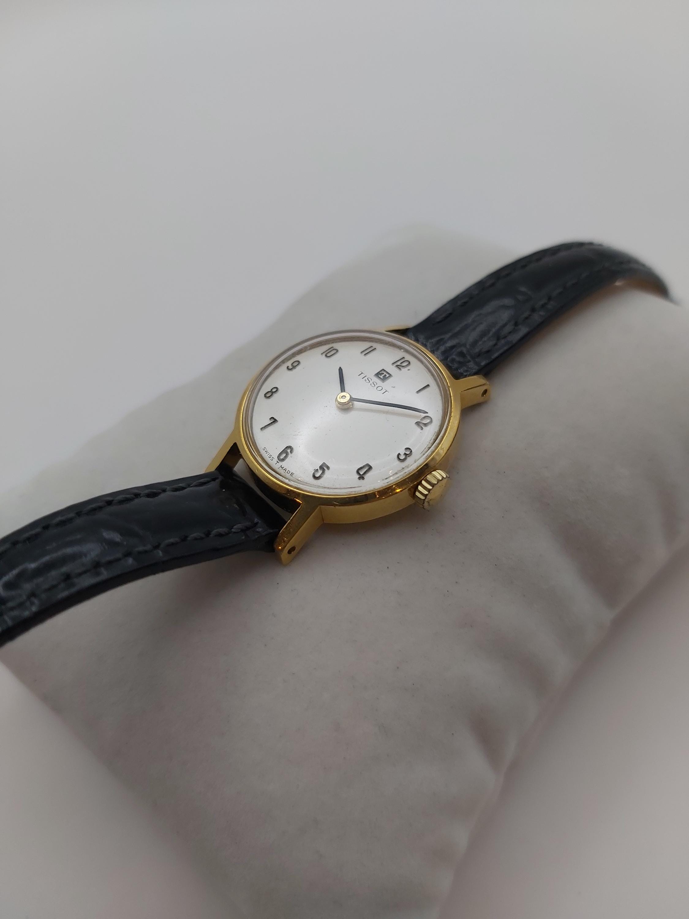 【美品】ティソ クォーツ レディース腕時計 レトロ クラシック ドレスウォッチ 美品】ティソ クォーツ レディース腕時計 レトロ クラシック ドレス