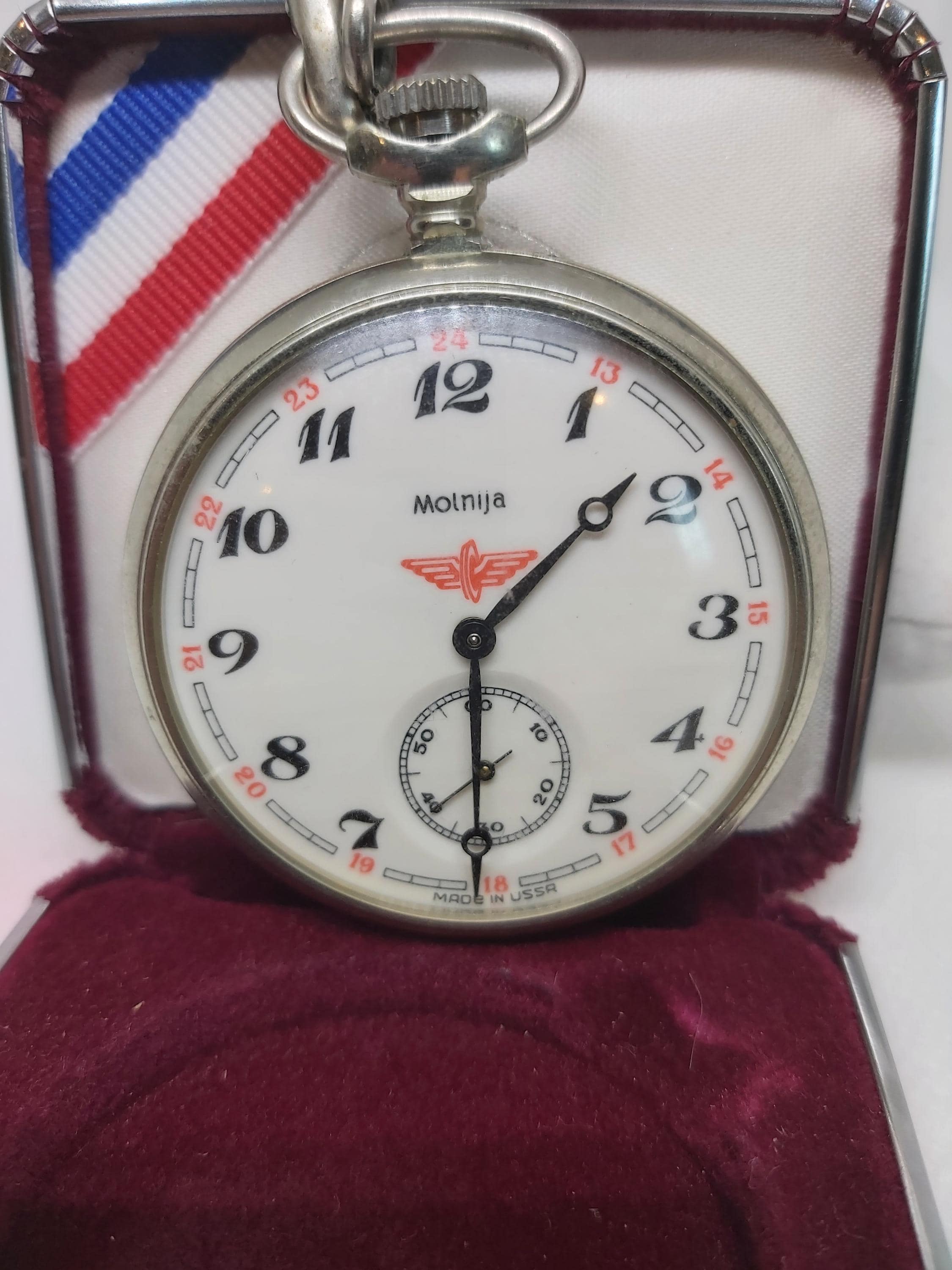 Orologio da tasca sovietico Italia