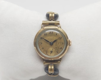 Antique Ladies' Watch | Swiss Made | 1941 Engraved Caseback | Manual Wind | Unique Strap | Collectible Timepiece