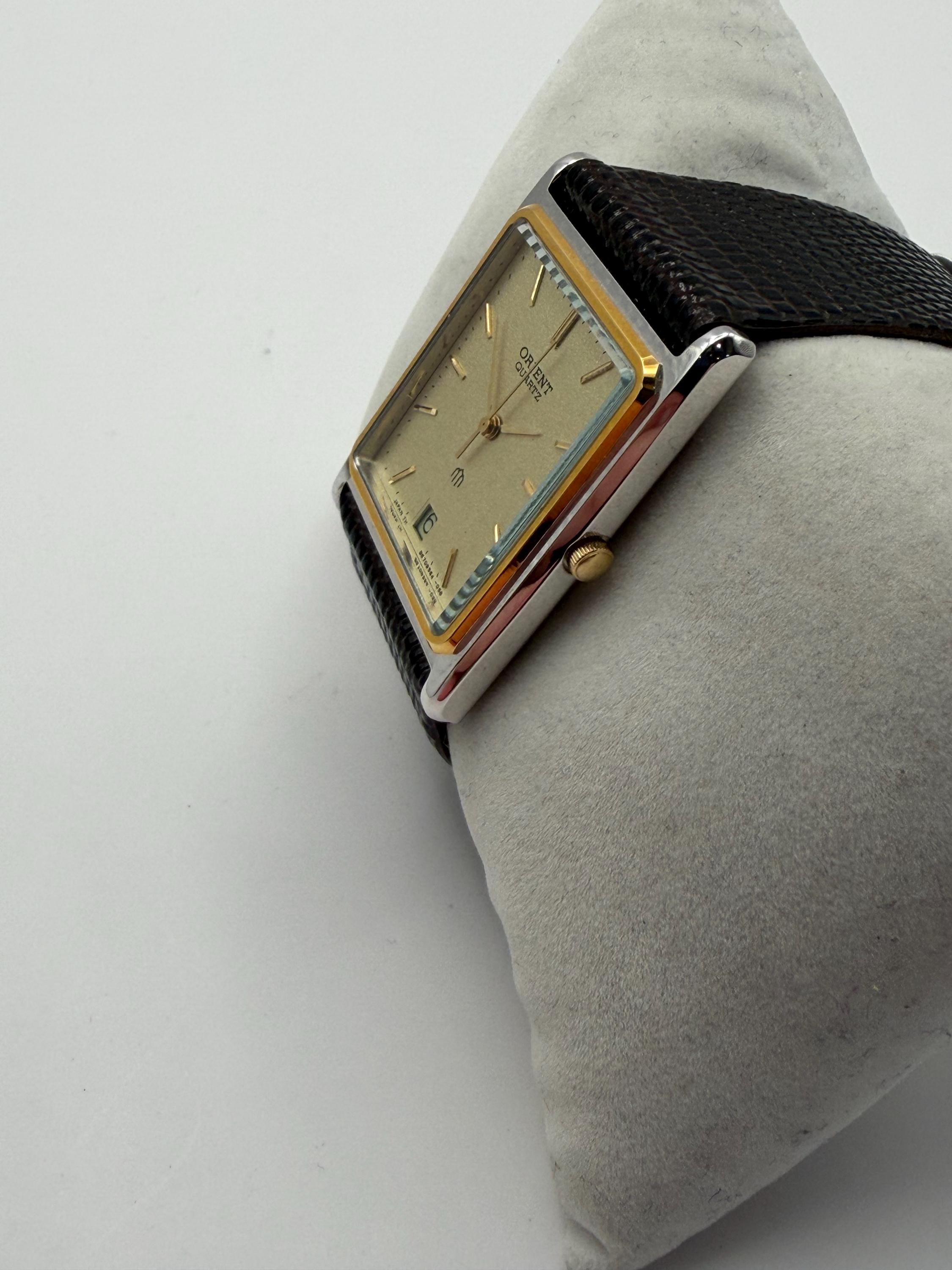 Vintage Orient Tank - Never Worn - 1980s - Sand Dial - Very Rare