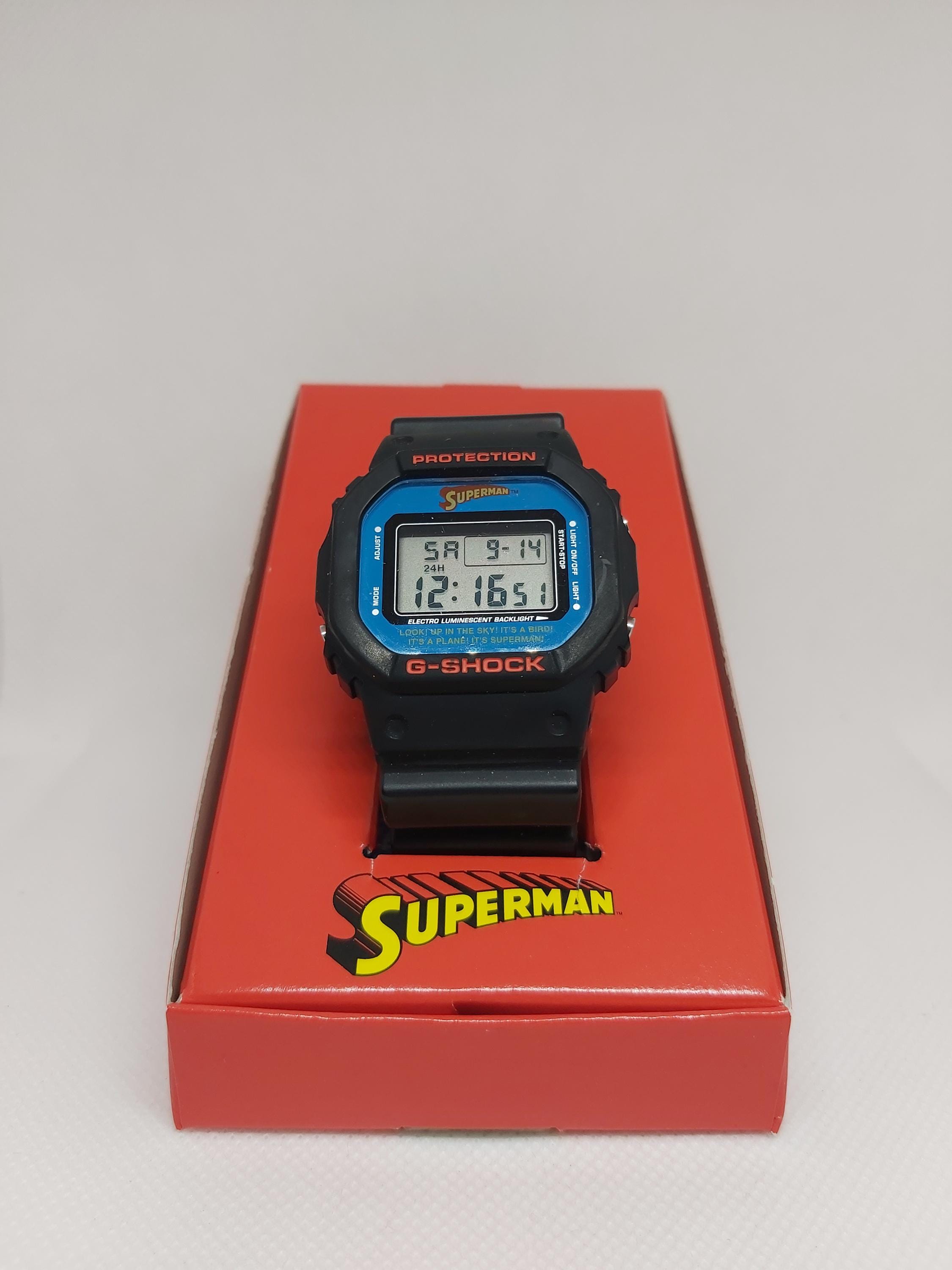 超レア！カシオG-SHOCK x DCコミックス スーパーマン 限定版（1000本