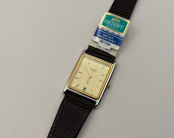 Vintage Orient Tank - Never Worn - 1980s - Sand Dial - Very Rare