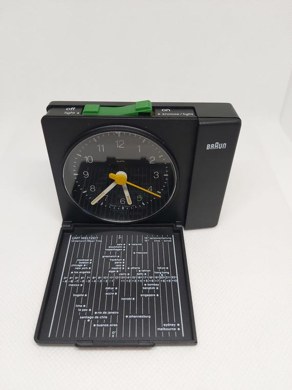 インテリア時計 Braun voice control AB 312 vsl iF Design - Batterieweckuhr Braun voice control AB 312 vsl