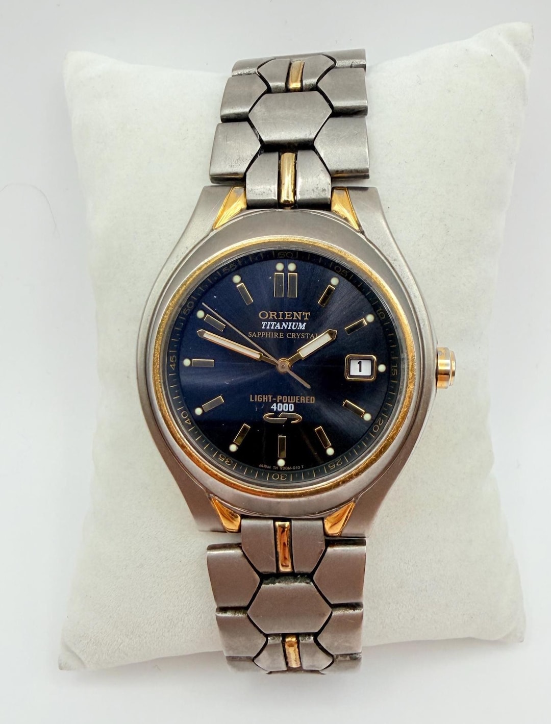 Orient Titanium “light-powered 4000” - Sapphire - Two-tone - Solar