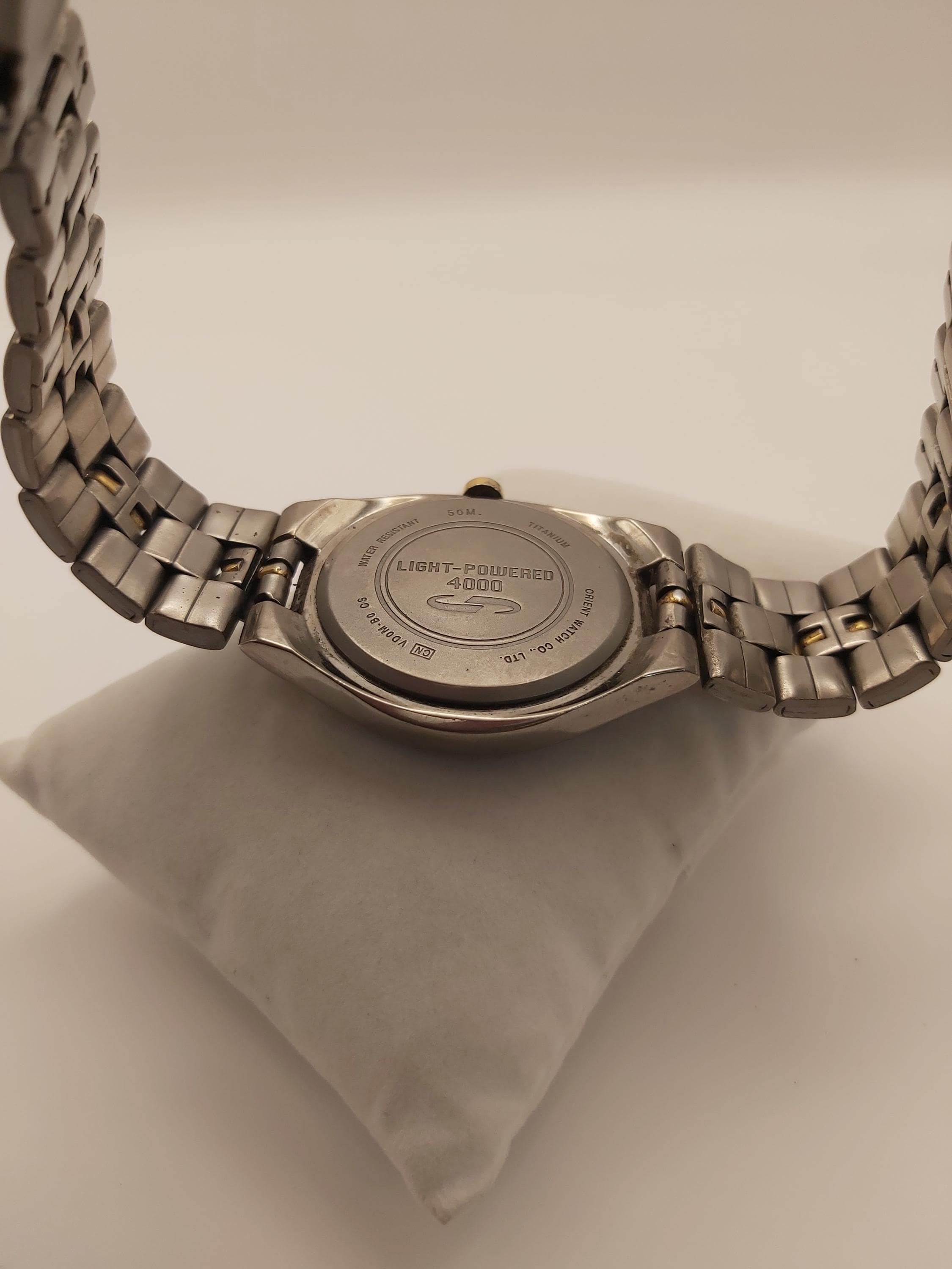 Orient Titanium “light-powered 4000” - Sapphire - Two-tone - Solar