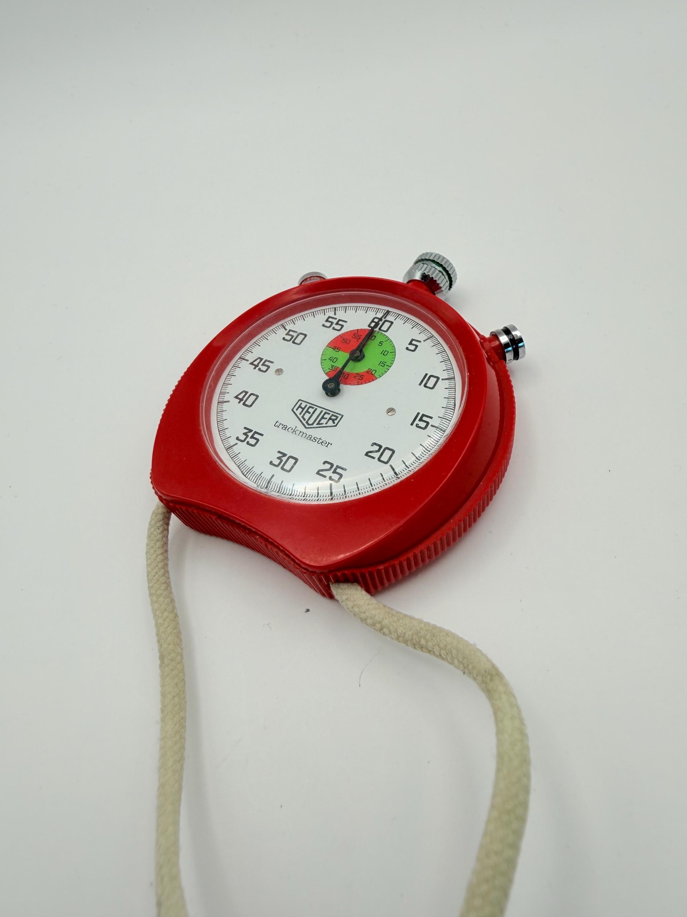 HEUER Trackmaster Vintage Stopwatch – Swiss Made Chronograph Timer