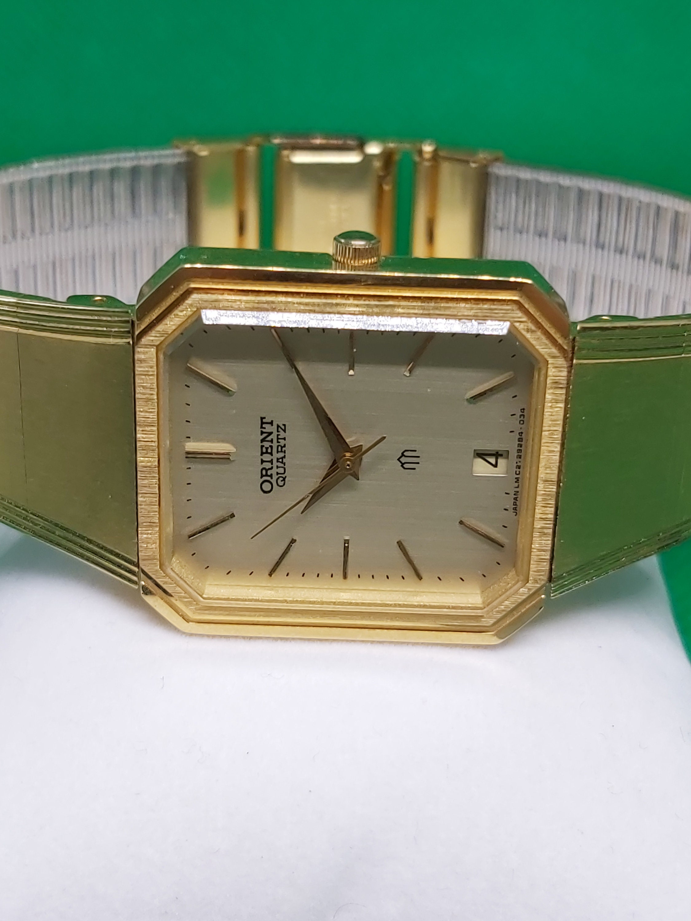 ヴィンテージ オリエント GP クォーツ腕時計 - 1980年代製 極美品