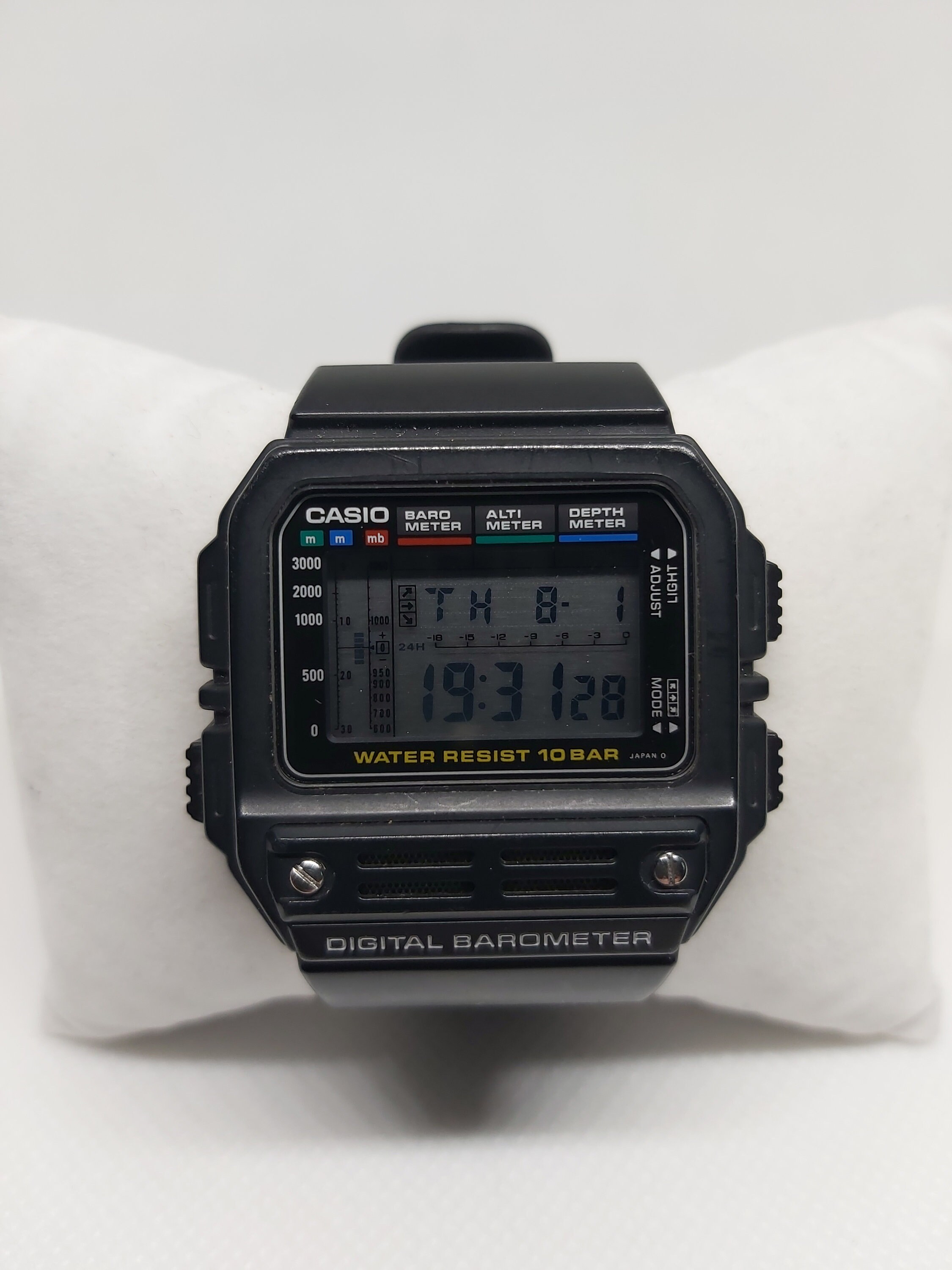1543 CASIO DIGITAL BAROMETER BM-100WJ レア