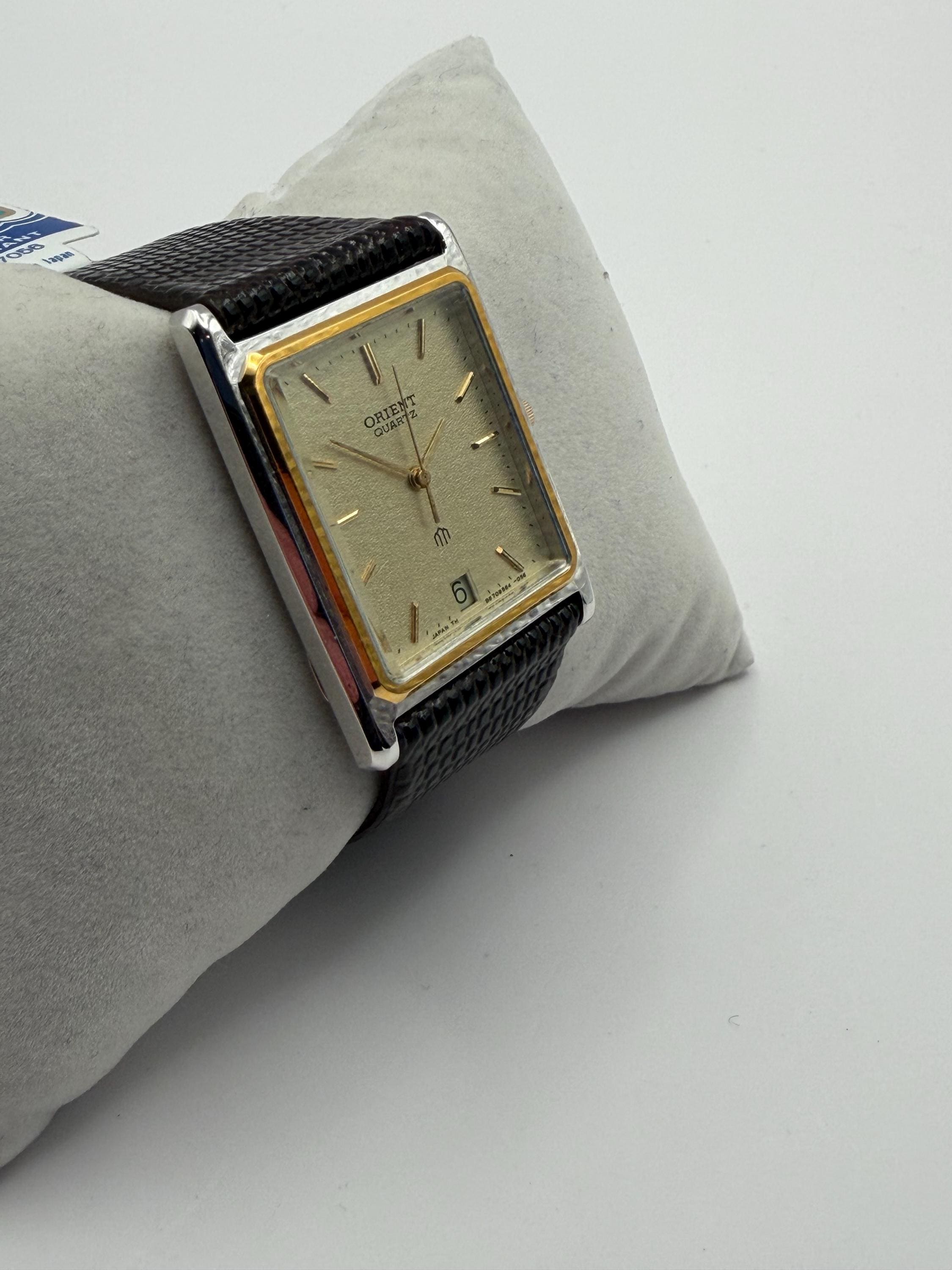 Vintage Orient Tank - Never Worn - 1980s - Sand Dial - Very Rare