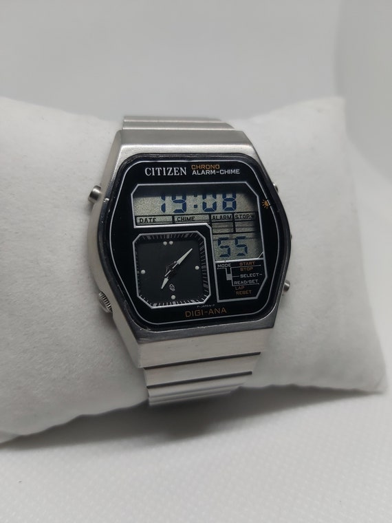 Rare Vintage Citizen Alarm Chronograph - 1980s - Excellent