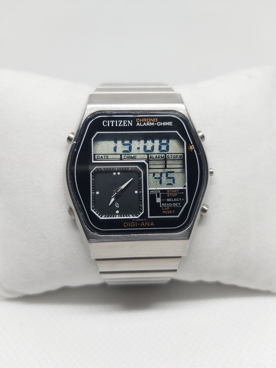 Rare Vintage Citizen Alarm Chronograph - 1980s - Excellent