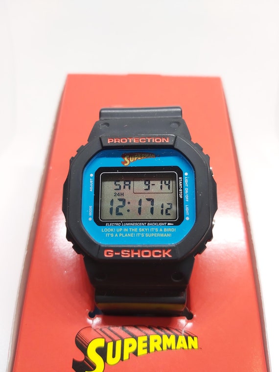 超レア！カシオG-SHOCK x DCコミックス スーパーマン 限定版（1000本