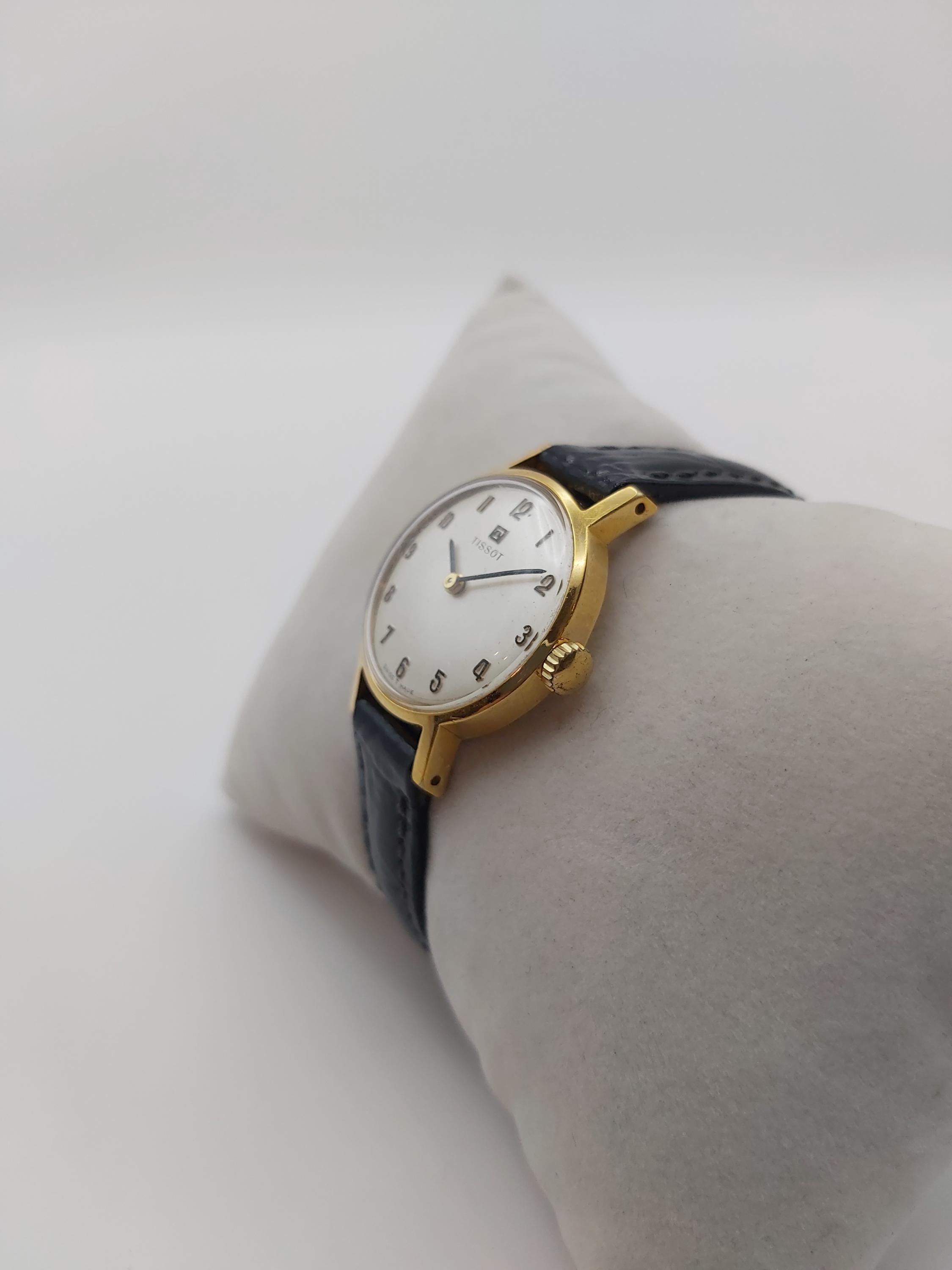 【美品】ティソ クォーツ レディース腕時計 レトロ クラシック ドレスウォッチ ヴィンテージ 1968 ティソ レディースウォッチ：スイス製ゴールド