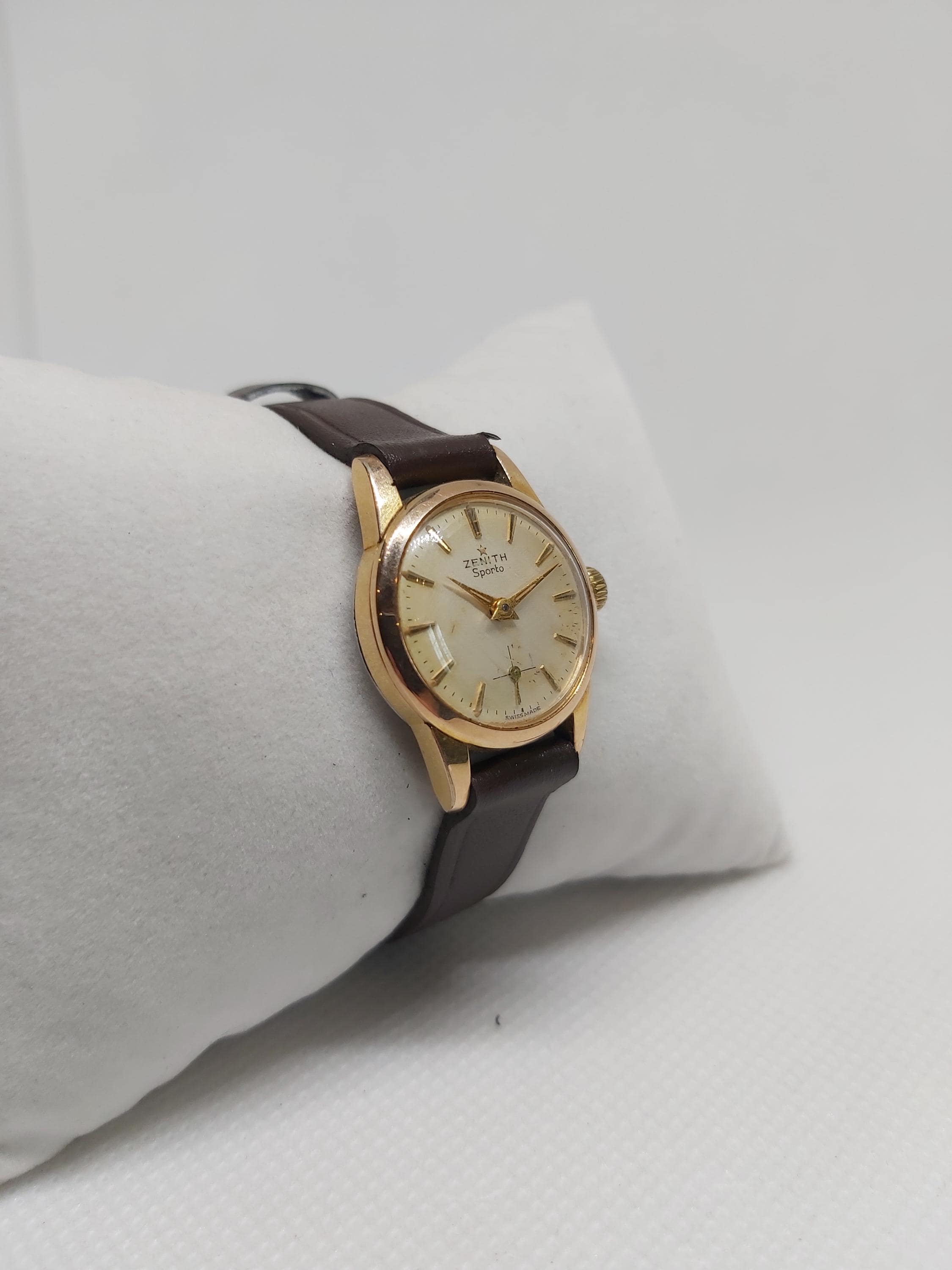 Cadran Zenith Pour Montre Femme - Champagne, 18 Mm, Neuf D'origine
