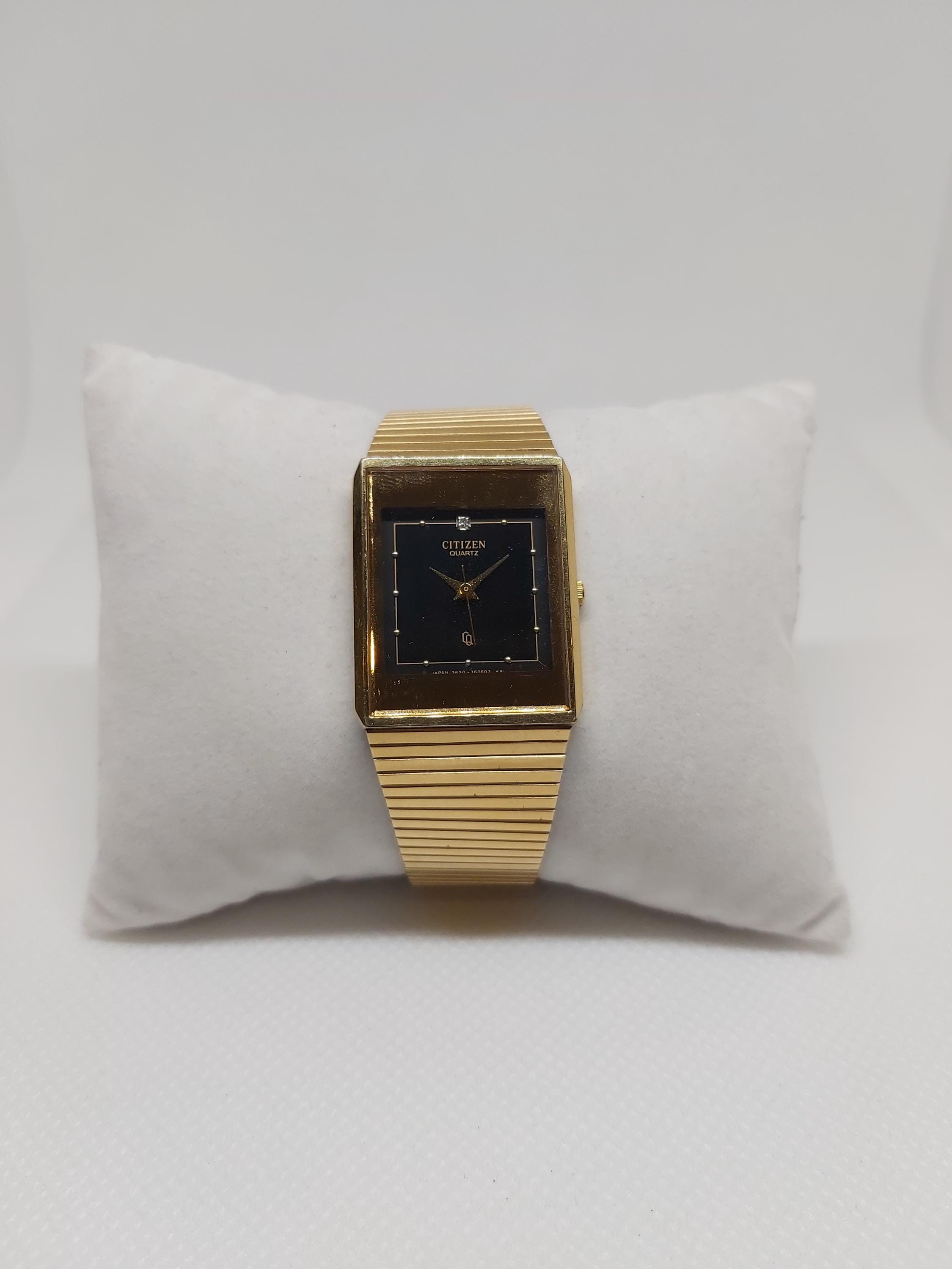 Vintage Citizen Gold Tank, Early 1980s Model - in Good