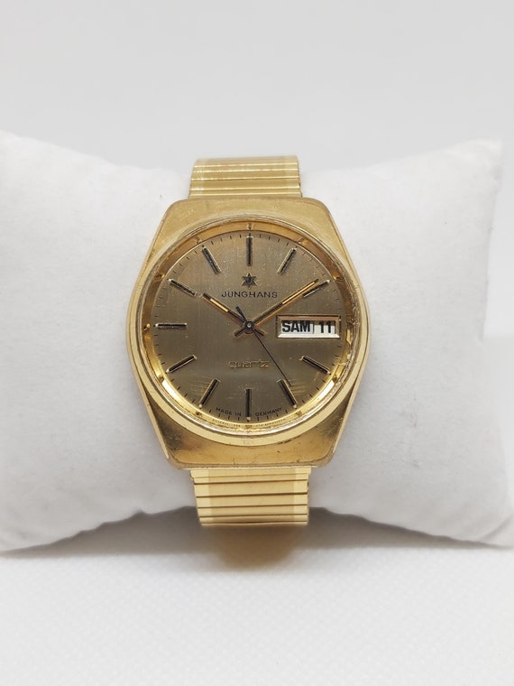 ドイツ製 ヴィンテージ JUNGHANS QUARTZ ユンハンス クオーツ 掛け時計